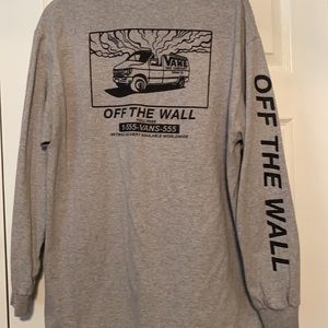 Vans Long Sleeve Gray T-Shirt